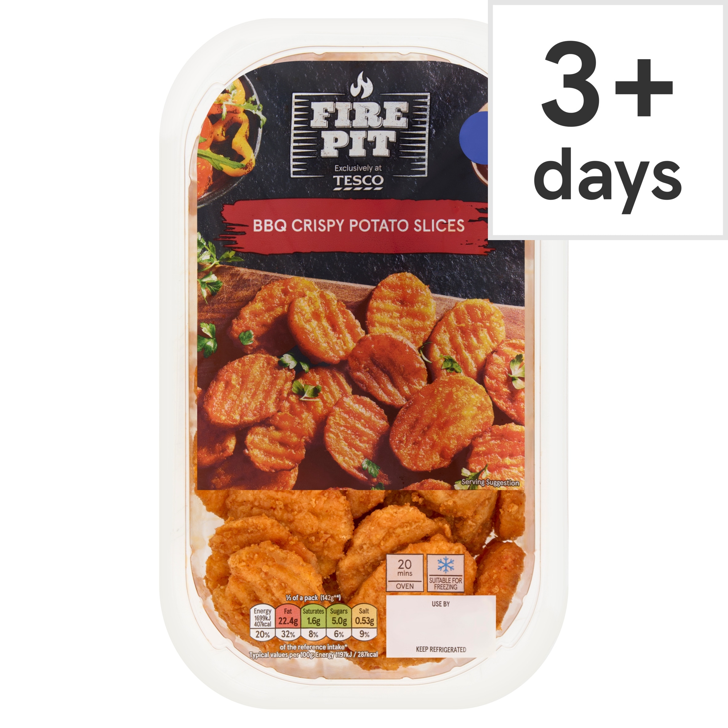Tesco BBQ Crispy Potato Slices 350g