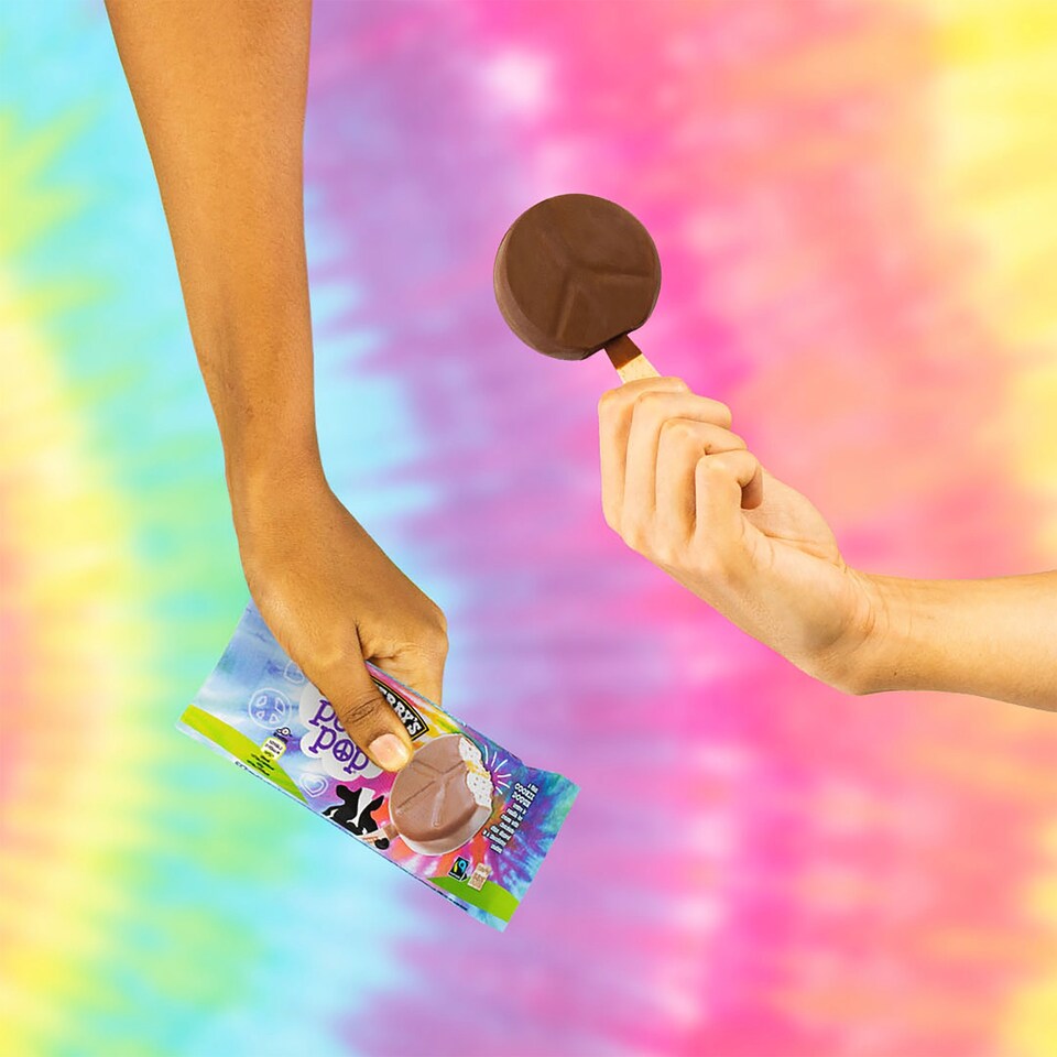 image 1 of Ben & Jerrys Cookie Dough Peace Pop 3X80ml