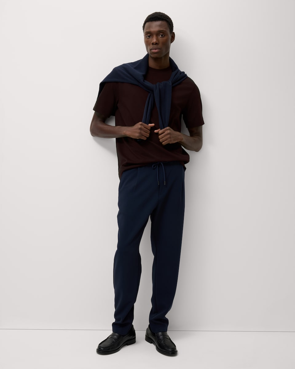 image 1 of F&F Pure Cotton Relaxed Fit T-Shirt in Burgundy