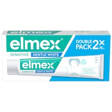elmex Sensitive Gentle White Toothpaste 2x 75 ml
