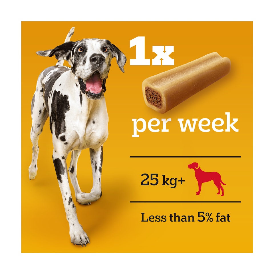 image 1 of Pedigree Jumbone Maxi Large Dog Treat Beef & Poultry 180g