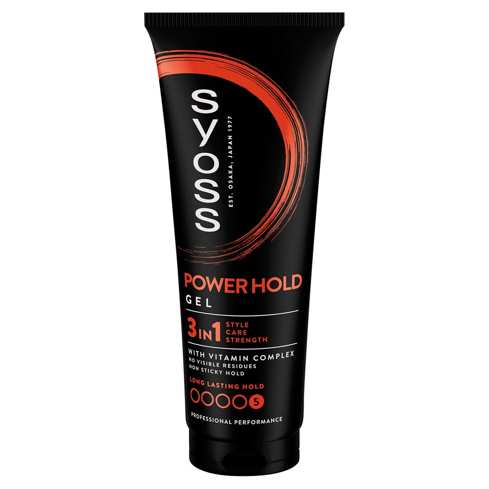 Obrázek 1 pro produkt Syoss Power Hold 3v1 stylingový gel na vlasy 250ml