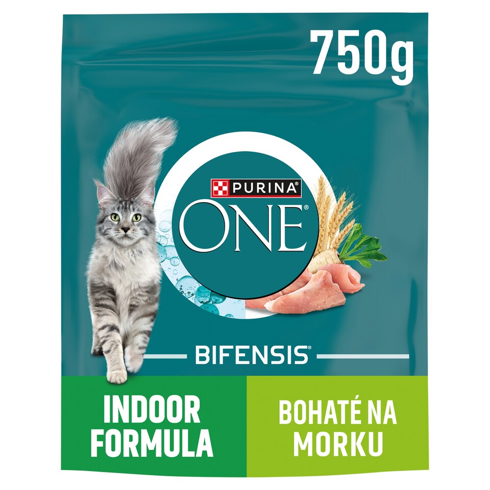 Purina ONE Bifensis Indoor Granules for Cats Turkey, Cereals 750 g