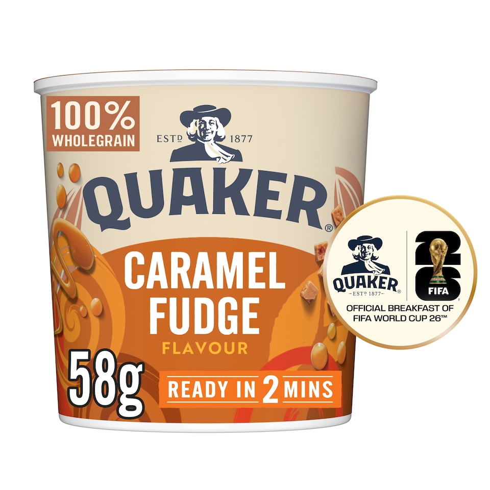 image 1 of Quaker Caramel Fudge Porridge Pot 58G