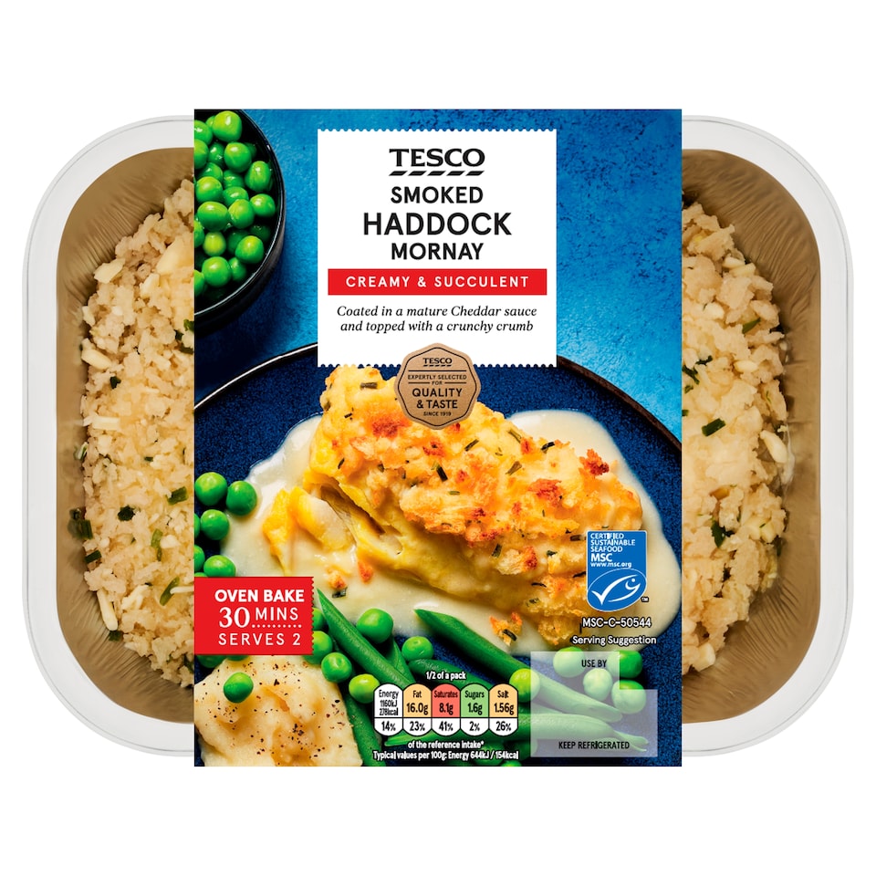 Tesco Smoked Haddock Mornay 360g