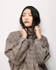 image 1 of F&F Checked Funnel Neck Co-ord Bomber Jacket in Multi Brown