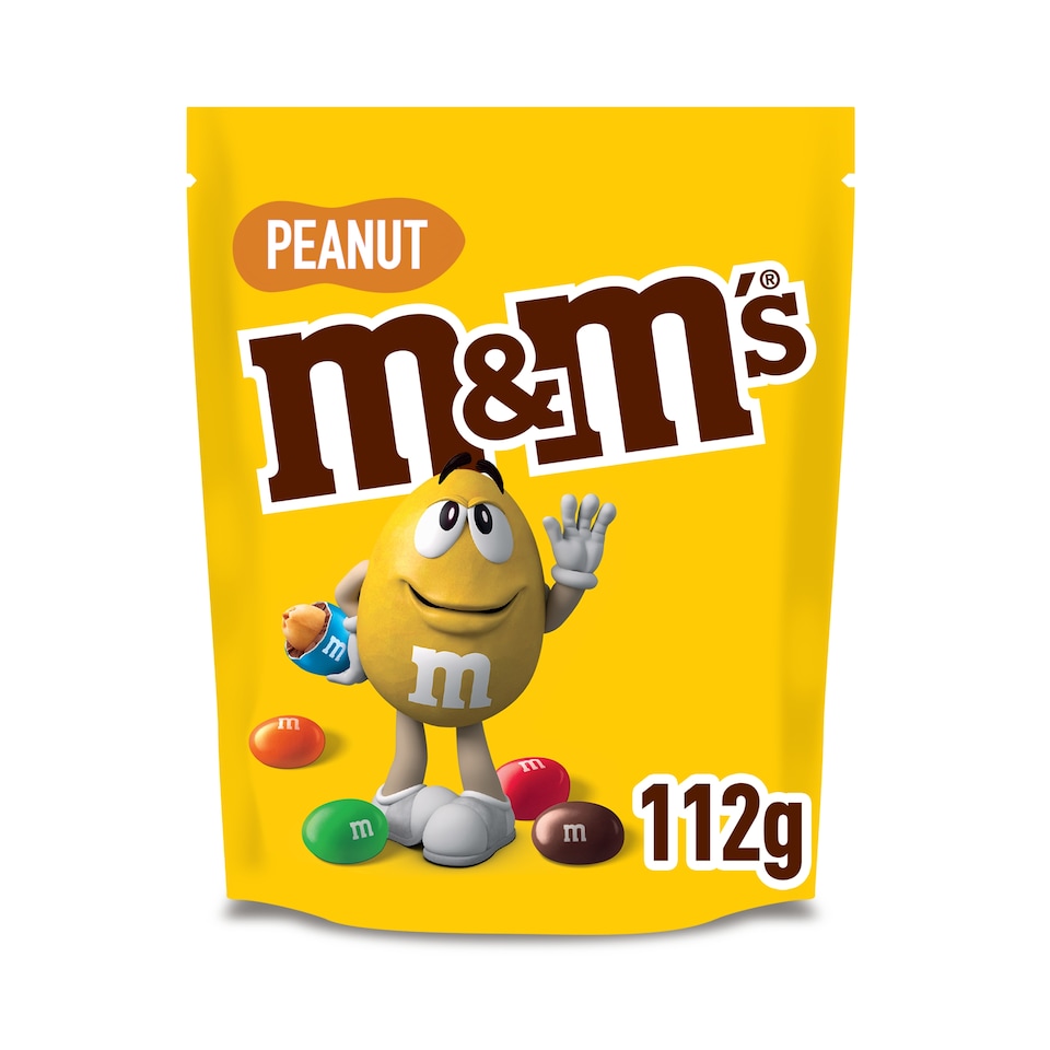 image 1 of M&M's Peanut Milk Chocolate Bag Pouch 112g