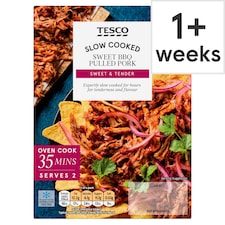 Tesco Slow Cooked Sweet BBQ Pulled Pork 410g 