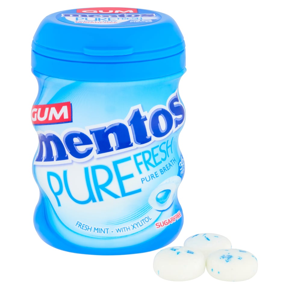 image 1 of Mentos Pure Fresh Gum - Fresh Mint 70g