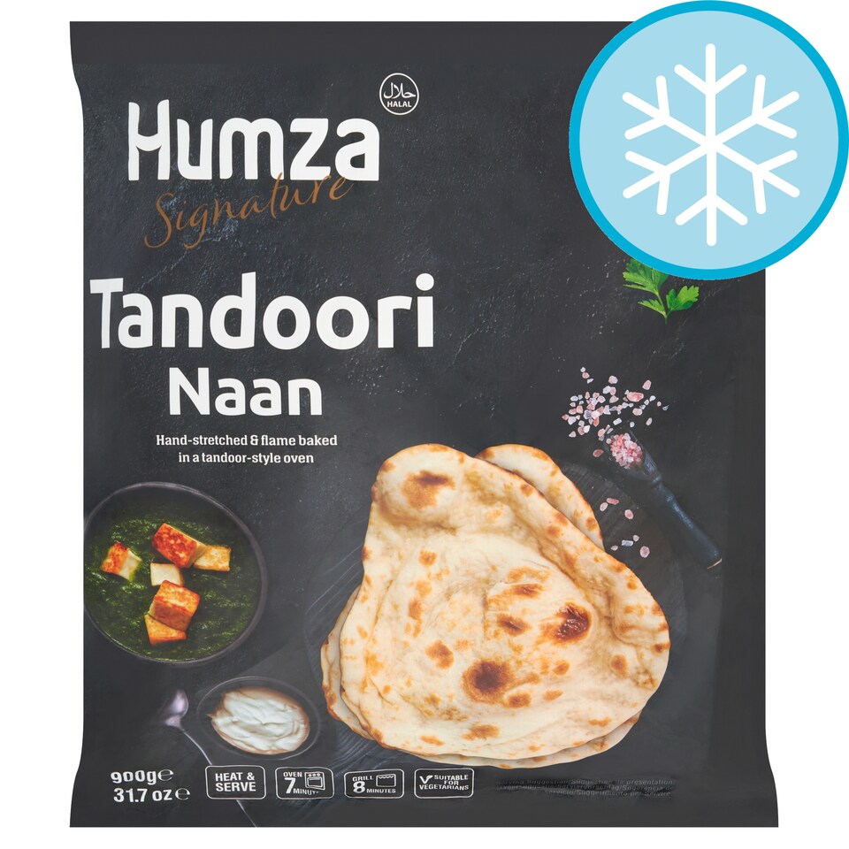 Humza Signature Tandoori Naan 900g