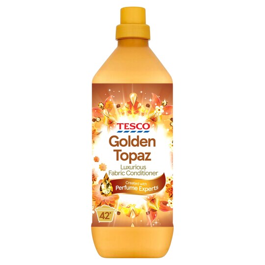 Tesco Fabric Conditioner Gold Topaz 1.26L 42 Washes Tesco Groceries