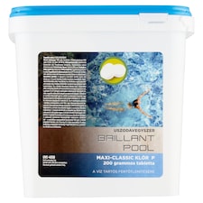 Brillant Pool Maxi-Classic Klór P 200 grammos tabletta uszodavegyszer 5 kg