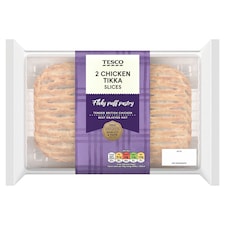 Tesco 2 Chicken Tikka Slices 300g