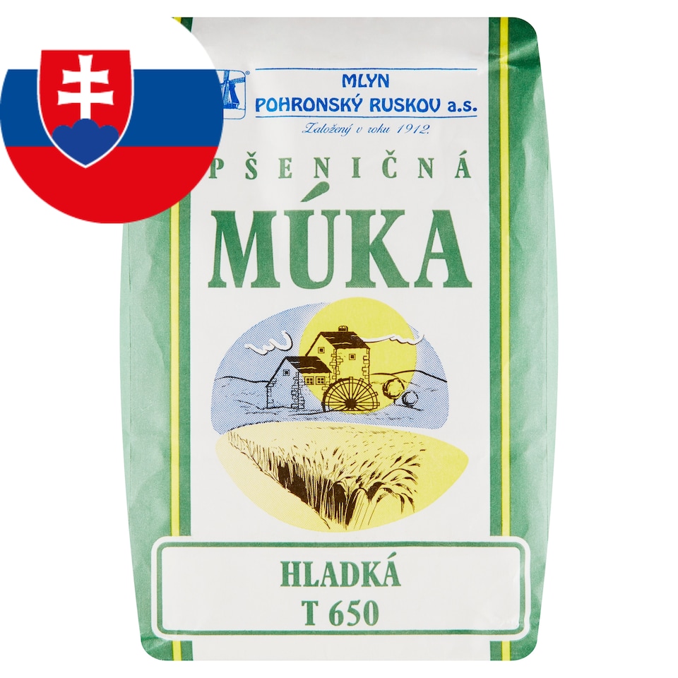 Mlyn Pohronský Ruskov Wheat Flour Smooth T 650 1 kg