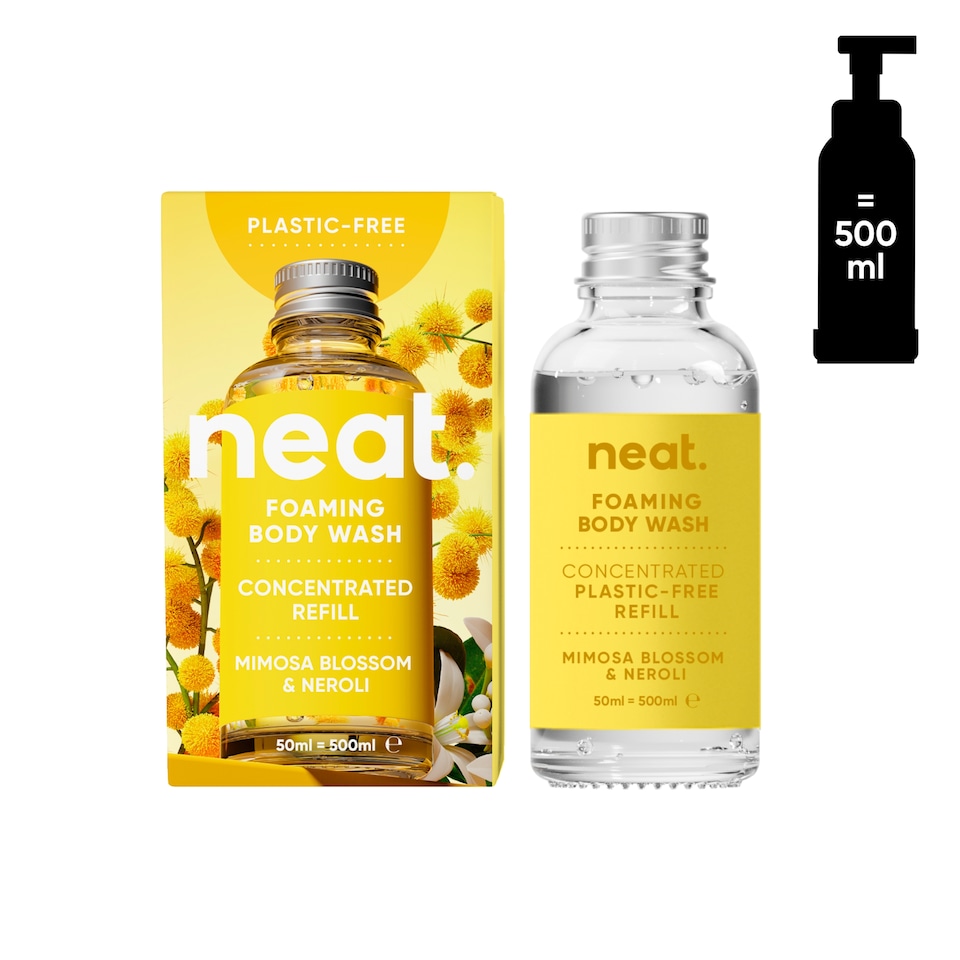 image 1 of Neat Foaming Body Wash Mimosa Blossom and Neroli Concentrated Refill 50ml 
