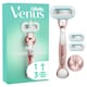 image 1 of Gillette Venus Deluxe Smooth Sensitive Rose gold Razor + 3 Blades