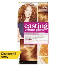 L'Oréal Paris Casting Creme Gloss, semipermanentná farba 834 ZLATÝ KARAMEL, 48 +72 +60 ml