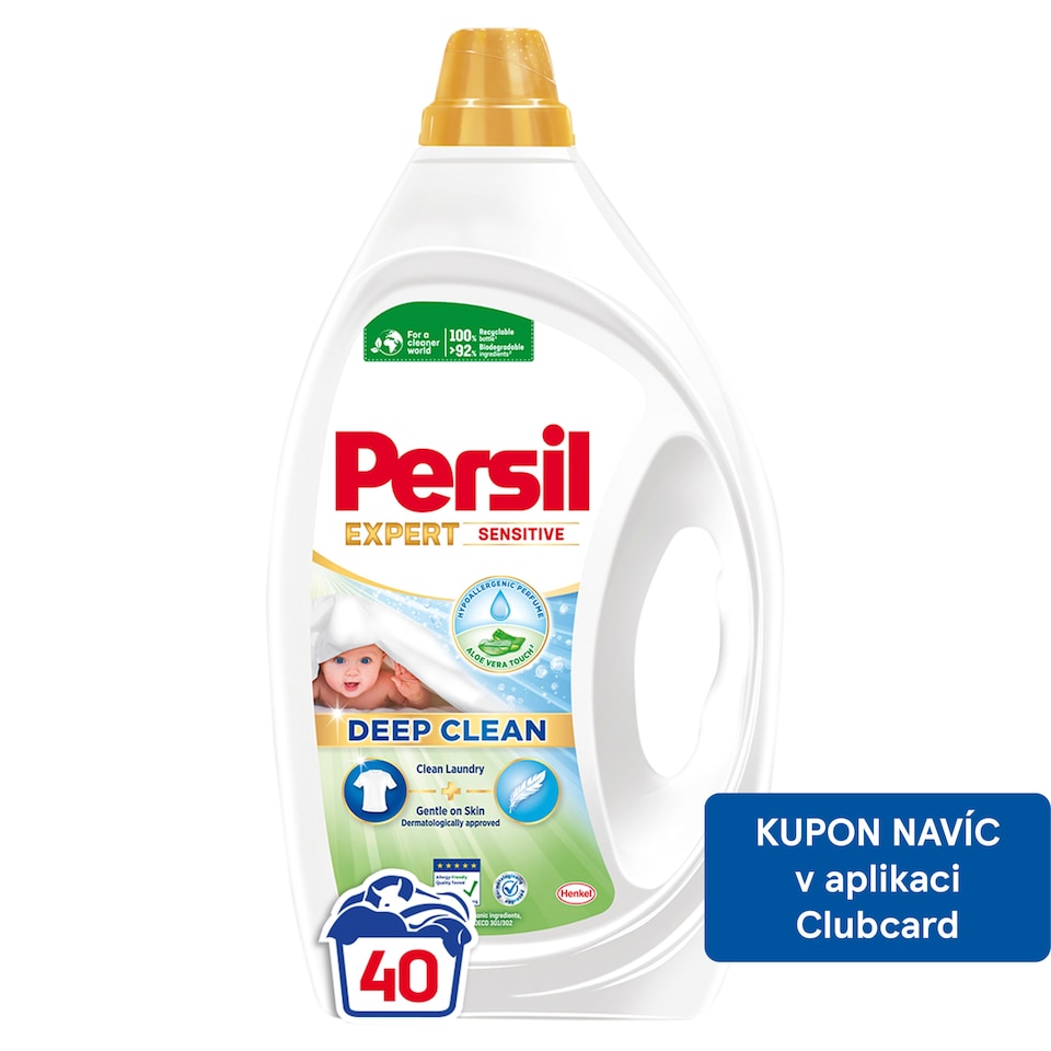 image 1 of Persil Deep Clean Expert Sensitive Laundry Detergent 40 Washes 1.80L