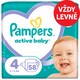 image 1 of Pampers Active Baby Size 4, 58 Nappies, 9kg-14kg