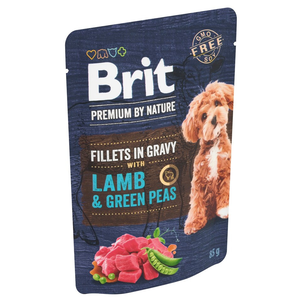 obrázok 1 z Brit Premium by Nature Lamb & Green Peas kompletné prémiové mokré krmivo pre dospelých psov 85 g