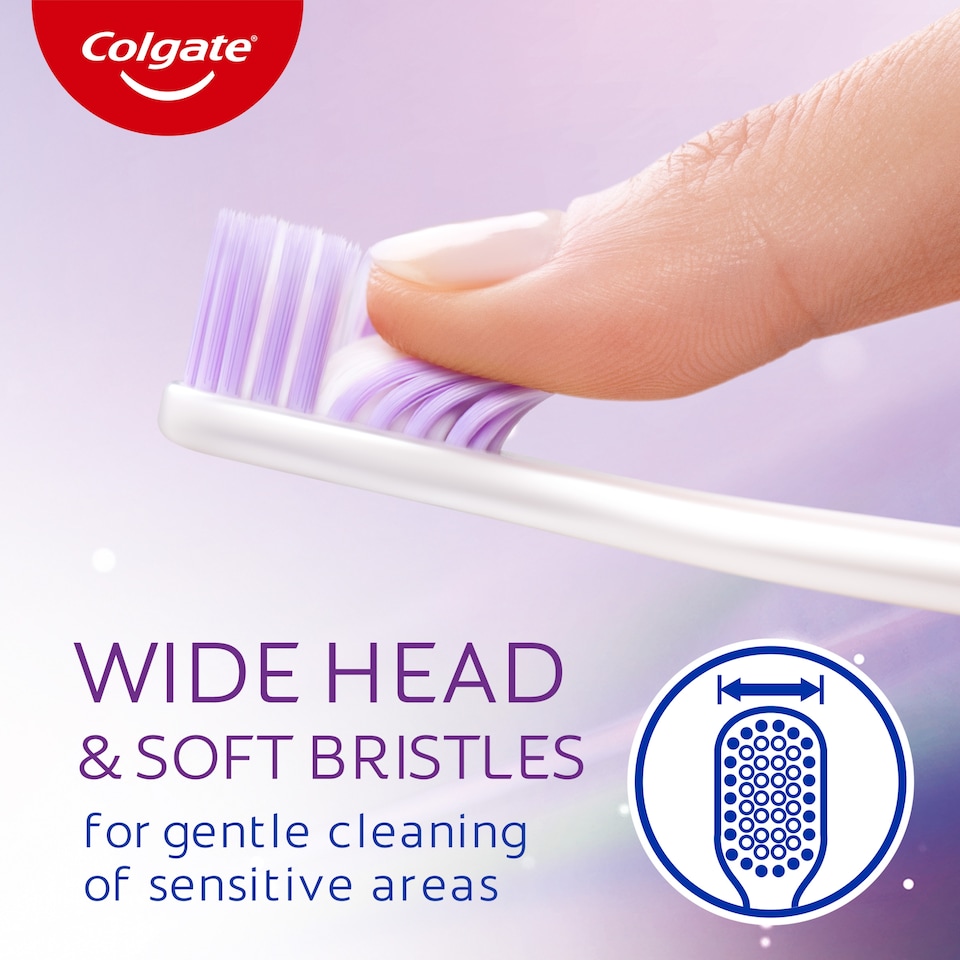 image 1 of Colgate Gentle Clean Sensitive Soft Manual Toothbrush 1 Pack