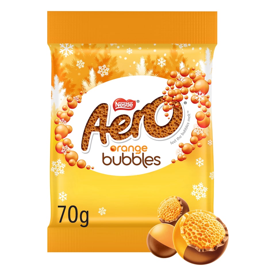image 1 of AERO Bubbles Orange Pouch Bag 70g
