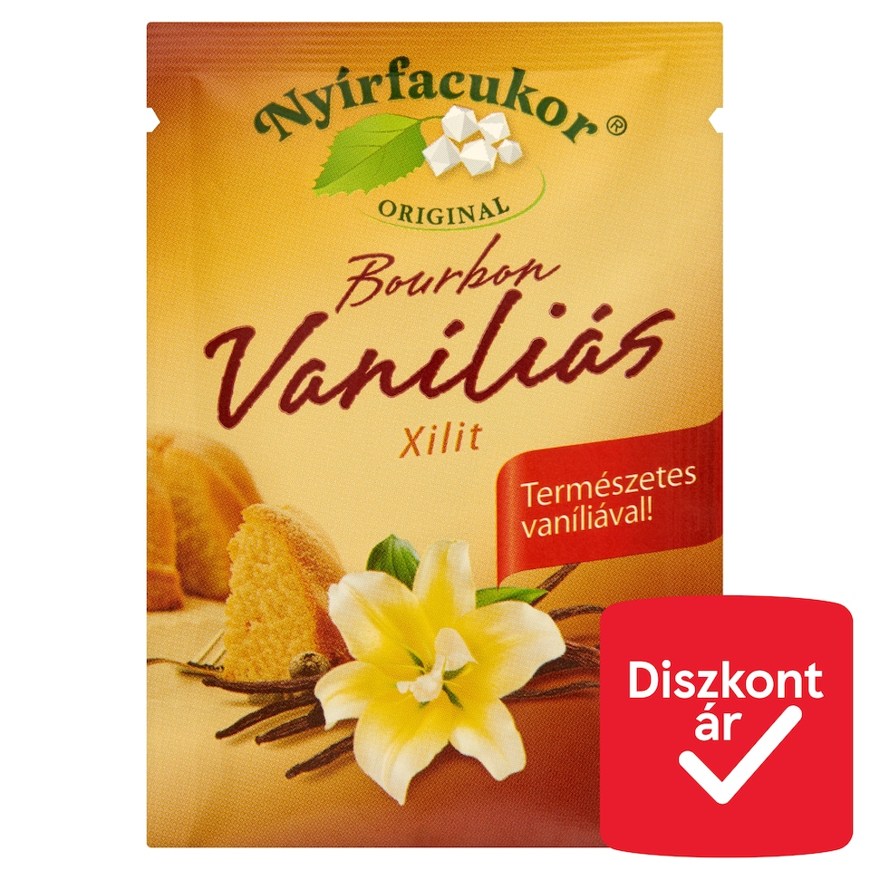 Nyírfacukor Original Bourbon vaníliás xilit 10 g  1. kép