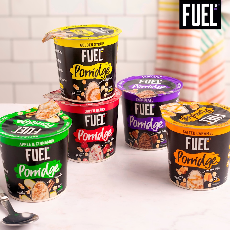 image 1 of FUEL10K High Protein Chocolate Porridge Oat Cereal Pot 70g