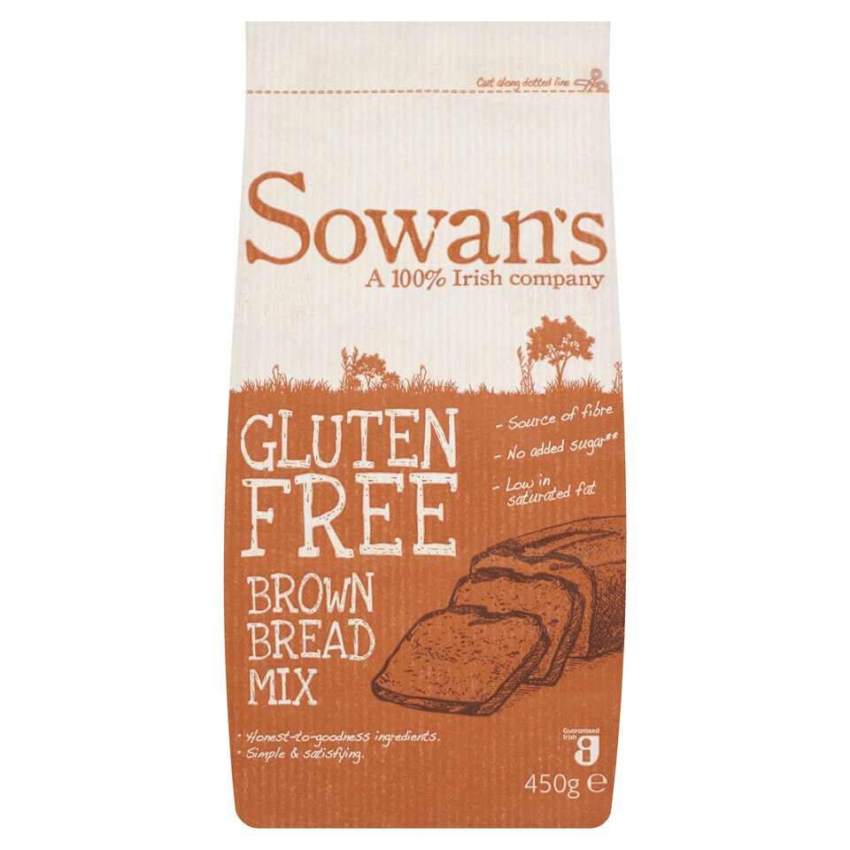 Sowan's Gluten Free Brown Bread Mix 450G