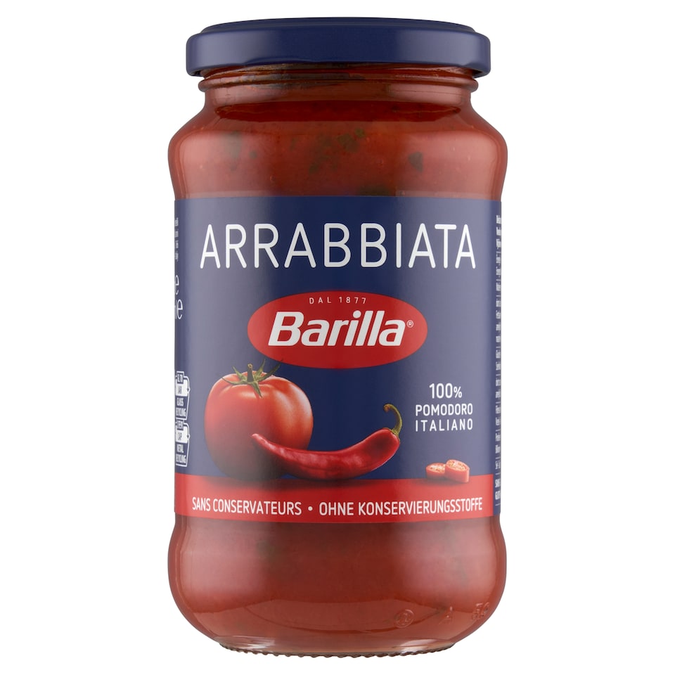 image 1 of Barilla Arrabbiata Tomato Sauce with Chili Peppers 400 g