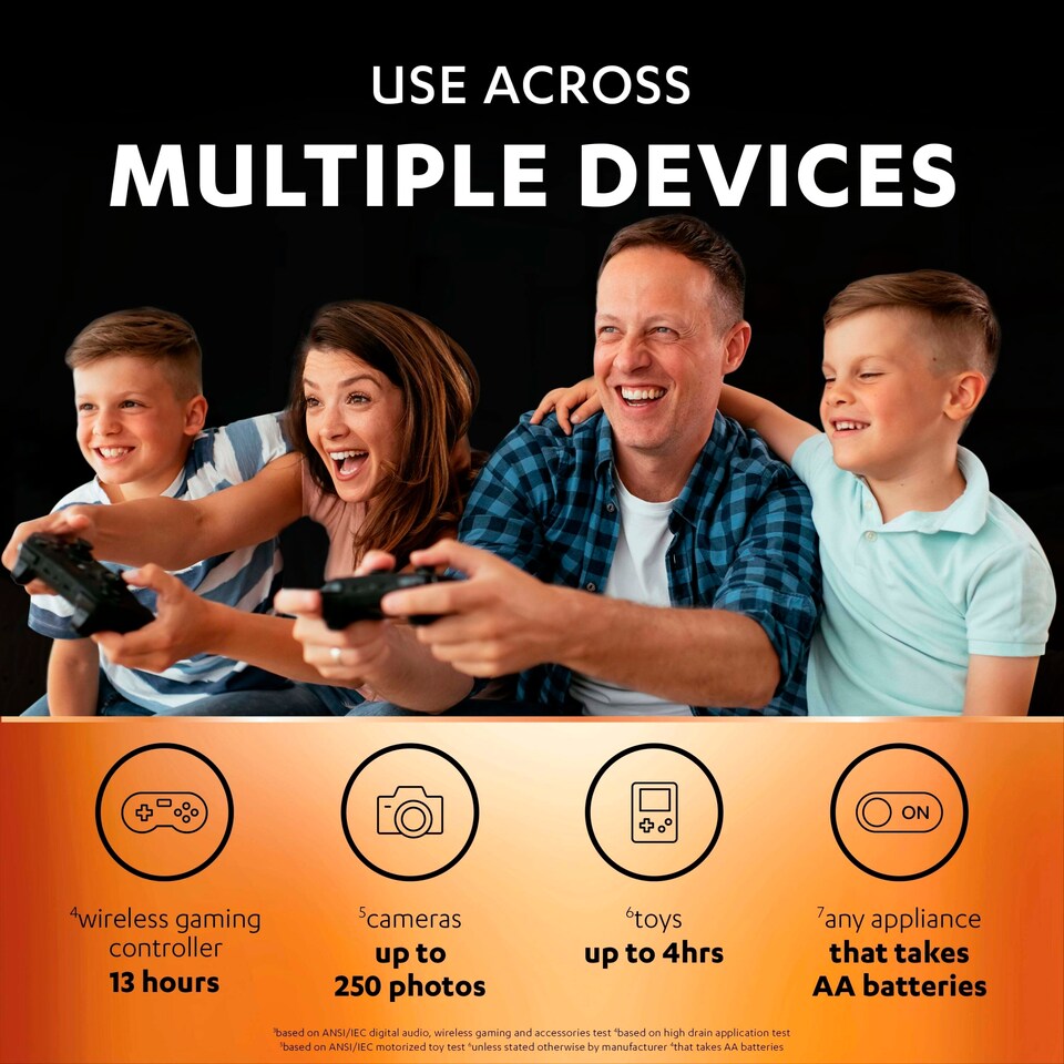 image 1 of Duracell Recharge Plus Aa 4 Pack