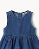 image 3 of F&F Girls Pure Cotton Embroidered Vest and Trousers Set in Blue