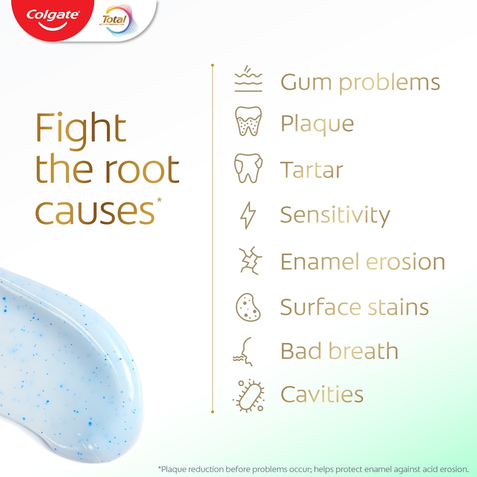 image 1 of Colgate Total Active Prevention+ Deep Clean Toothpaste 75ml
