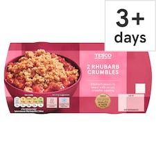 Tesco 2 Rhubarb Crumbles 270g 