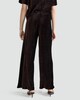 image 3 of F&F Velvet Textured Wide Leg Co-Ord Trousers in Brown