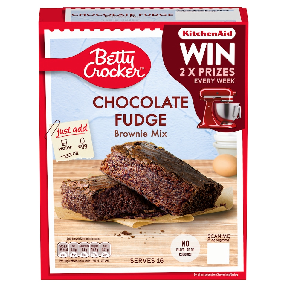 image 1 of Betty Crocker Chocolate Fudge Brownie Mix 415G