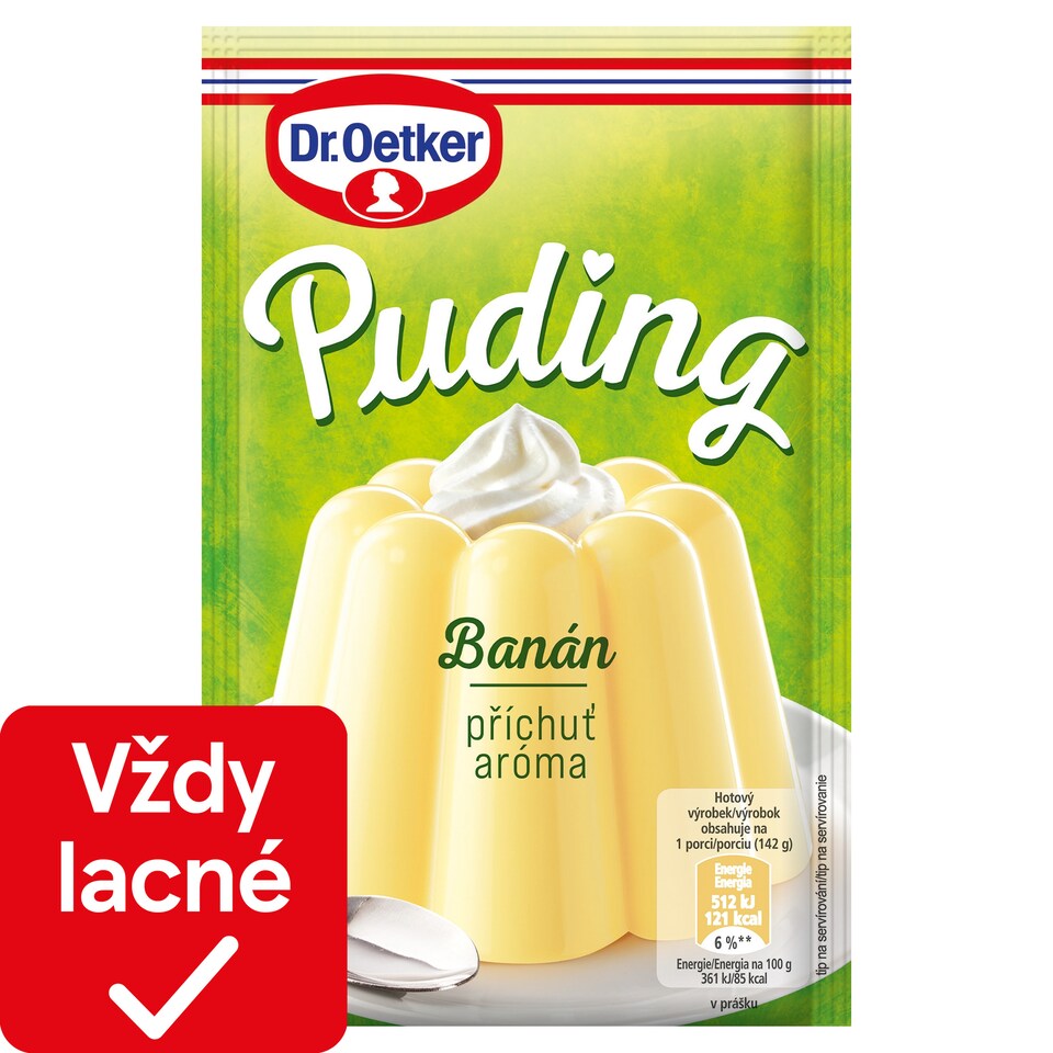 Dr. Oetker Puding banánová aróma 38 g