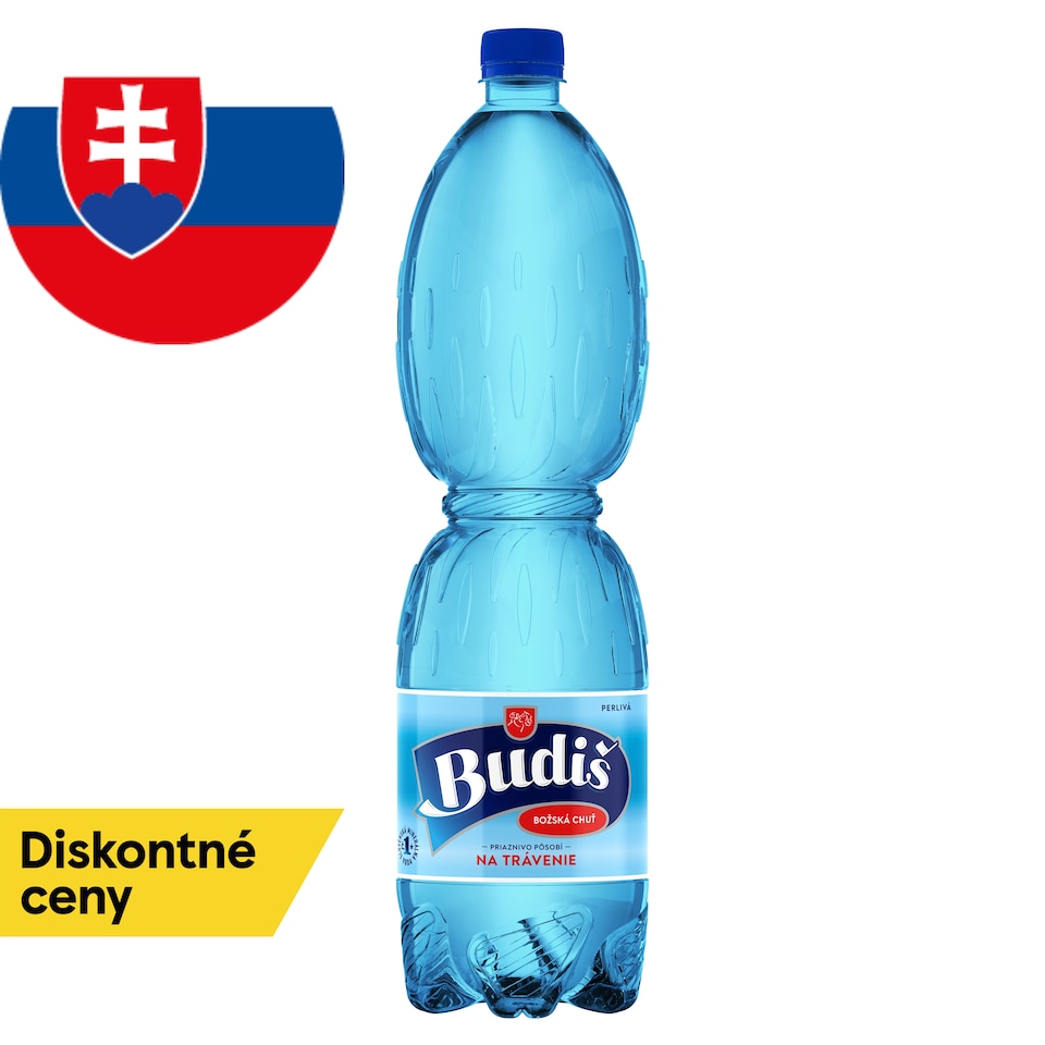 Budiš Natural Mineral Water Sparkling 1.5 L