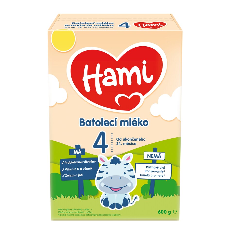 obrázok 1 z HAMI 4 batoľacie mlieko 600g