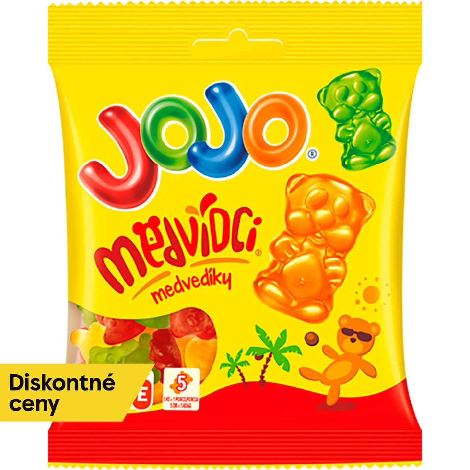 image 1 of JOJO Bears Jelly Candies with Fruit Flavors 80 g