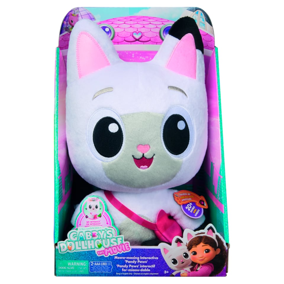 Gabby's Doll House The Movie Meow-Mazing Interactive Pandy-Paws Toy