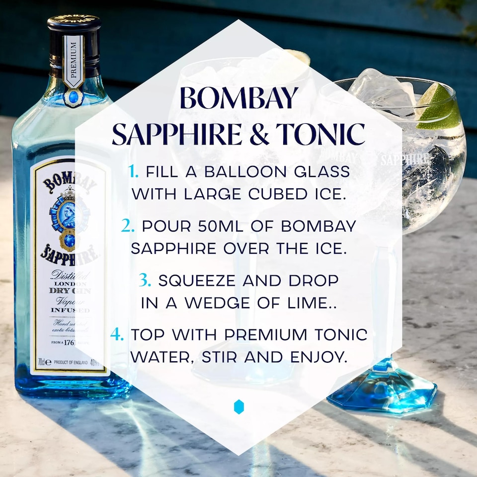 image 1 of Bombay Sapphire London Dry Gin 350Ml