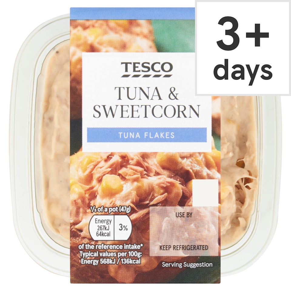 Tesco Tuna Sweetcorn Sandwich Filler 235g (C) Tesco Groceries