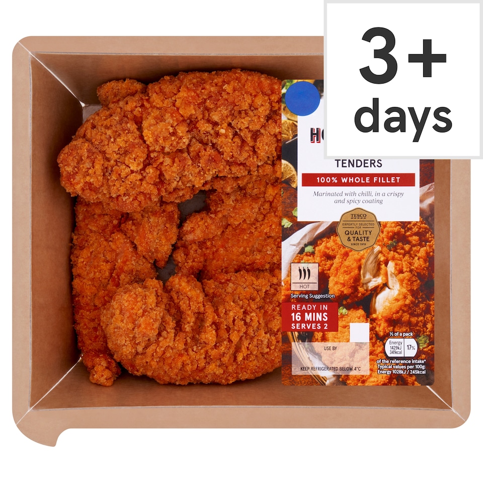 Tesco Hot & Spicy Chicken Tenders 305g