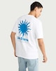 image 2 of F&F Pure Cotton Sole Eterno T-Shirt in White