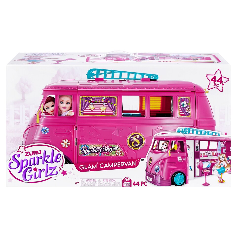 Sparkle Girlz Accessories-Vehicles-Retro Camper Van