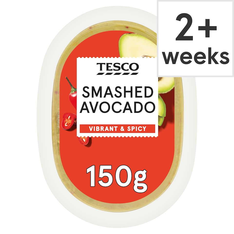 Tesco Smashed Avocado Vibrant & Spicy 150g