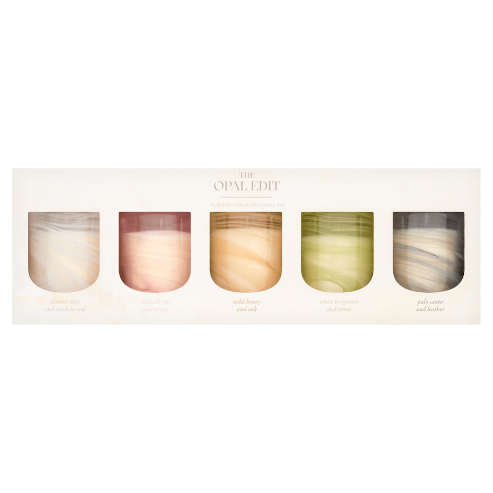 image 1 of F&F Home Opal Discovery Candle Set 5x40g