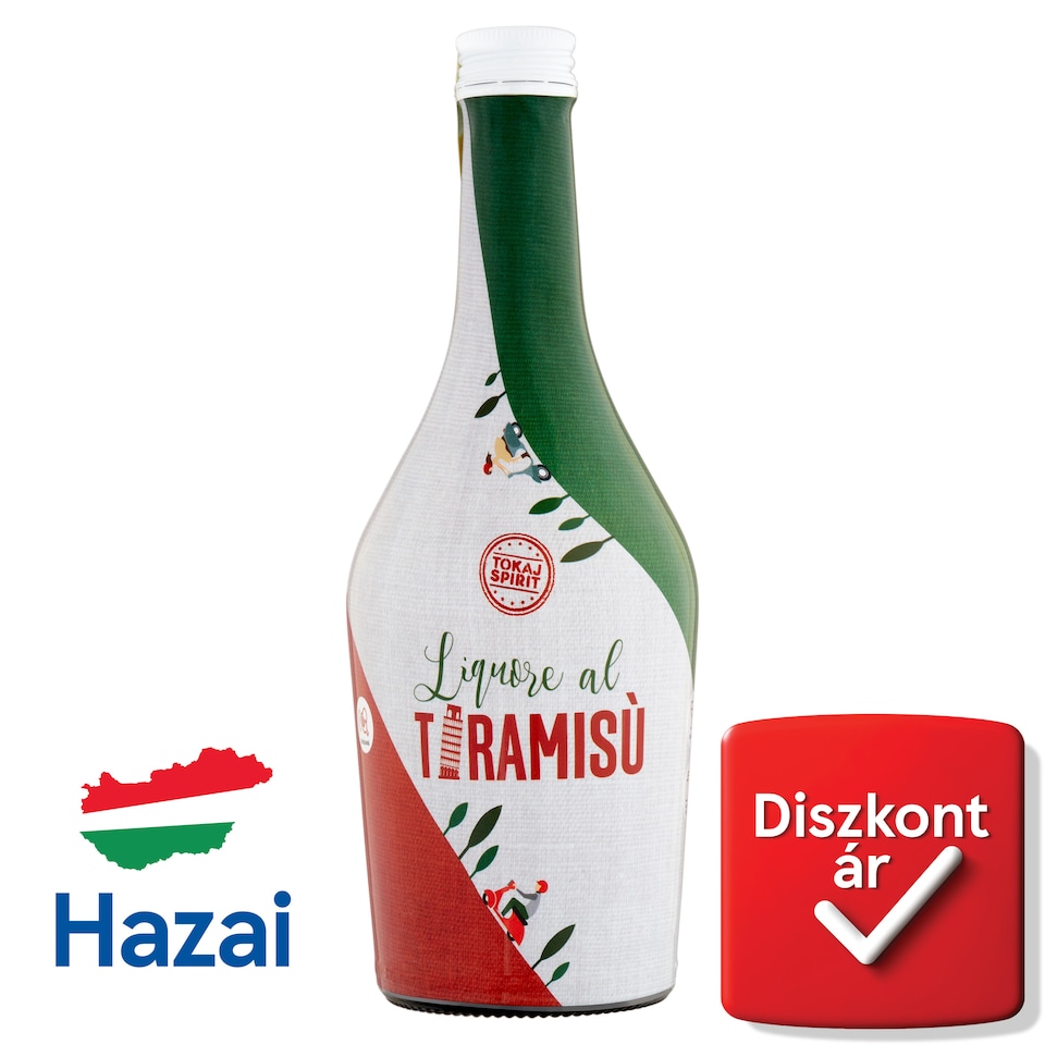 Tokaj Spirit tiramisu ízű krémlikőr 15% 500 ml  1. kép