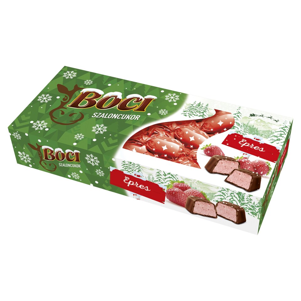 Boci Strawberry Cream Filled Milk Chocolate Praline 250 g